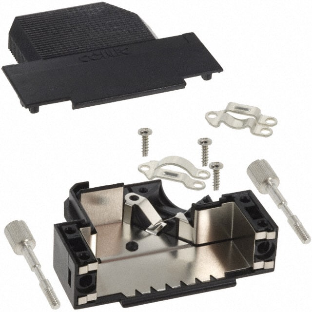 165X00799XE Conec  Capots de connecteurs D-Sub en forme de D